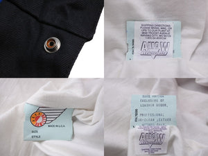 JEFF HAMILTON ジェフ ハミルトン スタジャン スタジアムジャケット シカゴ カブス コットン レザー 美品 中古 59581