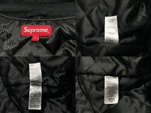 画像をギャラリービューアに読み込む, Supreme シュプリーム × Mitchell&amp;Ness ミッチェルアンドネス コラボ スキットルズバーシティジャケット 黒 美品 中古 59583 