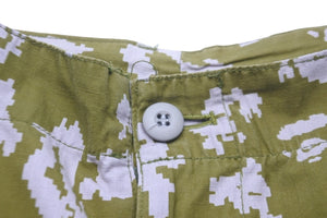A BATHING APE アベイシングエイプ カーゴパンツ サルデジカモ アーカイブ 総柄 コットン カーキ 良品 中古 59588 