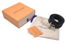 Load image into Gallery viewer, LOUIS VUITTON ルイヴィトン ベルト サンチュール LVオートグラフ サイズ 40/100 M0187 レザー シルバー金具 美品 中古 59591