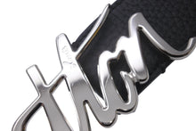 Load image into Gallery viewer, LOUIS VUITTON ルイヴィトン ベルト サンチュール LVオートグラフ サイズ 40/100 M0187 レザー シルバー金具 美品 中古 59591