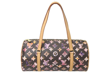 極美品 LOUIS VUITTON ルイヴィトン ハンドバッグ パピヨン30 マロン M95753 モノグラムウォーターカラー 中古 59607