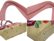 Load image into Gallery viewer, Christian Dior クリスチャンディオール かごトートバッグ 07-BO-1005 リミテッドエディション ラフィア ガリアーノ期 美品 中古 4b005963