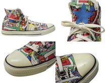 Load image into Gallery viewer, CHROME HEARTS クロムハーツ コンバース オールスター アメリカンコミック スターパッチ マルチカラー キャンバス シルバー925 48 美品 中古 59639
