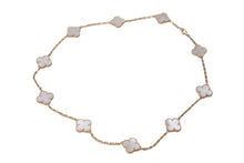 Load image into Gallery viewer, Van Cleef &amp; Arpels ヴァンクリーフ＆アーペル ヴィンテージ アルハンブラ ホワイトマザーオブパール 10P 美品 中古 59655