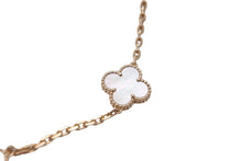 Load image into Gallery viewer, Van Cleef &amp; Arpels ヴァンクリーフ＆アーペル ヴィンテージ アルハンブラ ホワイトマザーオブパール 10P 美品 中古 59655