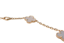 Load image into Gallery viewer, Van Cleef &amp; Arpels ヴァンクリーフ＆アーペル ヴィンテージ アルハンブラ ホワイトマザーオブパール 10P 美品 中古 59655