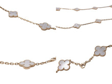 Load image into Gallery viewer, Van Cleef &amp; Arpels ヴァンクリーフ＆アーペル ヴィンテージ アルハンブラ ホワイトマザーオブパール 10P 美品 中古 59655