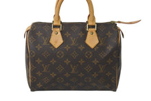 Load image into Gallery viewer, LOUIS VUITTON ルイ ヴィトン ハンドバッグ スピーディ25 M41528 モノグラム PVC コーティングキャンバス ブラウン 美品 中古 59657