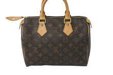 Load image into Gallery viewer, LOUIS VUITTON ルイ ヴィトン ハンドバッグ スピーディ25 M41528 モノグラム PVC コーティングキャンバス ブラウン 美品 中古 59657