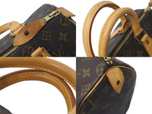 Load image into Gallery viewer, LOUIS VUITTON ルイ ヴィトン ハンドバッグ スピーディ25 M41528 モノグラム PVC コーティングキャンバス ブラウン 美品 中古 59657