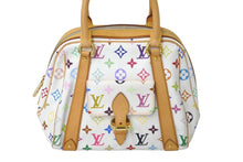 Load image into Gallery viewer, LOUIS VUITTON ルイ ヴィトン ハンドバッグ M40096 モノグラムマルチカラー プリシラ ブロン ホワイト 美品 中古 59667