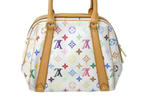 Load image into Gallery viewer, LOUIS VUITTON ルイ ヴィトン ハンドバッグ M40096 モノグラムマルチカラー プリシラ ブロン ホワイト 美品 中古 59667
