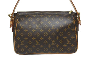 極美品 LOUISVUITTON ルイヴィトン ヴィバシテGM ワンショルダーバッグ M51163 モノグラム PVC レザー ゴールド金具 中古 4b005967
