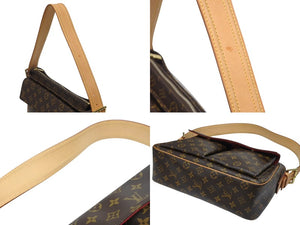 極美品 LOUISVUITTON ルイヴィトン ヴィバシテGM ワンショルダーバッグ M51163 モノグラム PVC レザー ゴールド金具 中古 4b005967