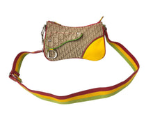 Load image into Gallery viewer, Christian Dior クリスチャンディオール ショルダーバッグ ラスタ トロッター サドル ブラウン 08RU 0094 美品 中古 59676