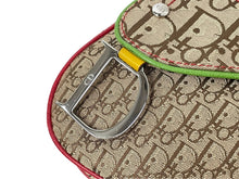 Load image into Gallery viewer, Christian Dior クリスチャンディオール ショルダーバッグ ラスタ トロッター サドル ブラウン 08RU 0094 美品 中古 59676