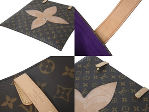 LOUIS VUITTON ルイ ヴィトン レコードケース インテリアグッズ モノグラム コーティングキャンバス ブラウン 美品 中古 59686