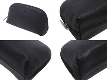 Load image into Gallery viewer, CHANEL シャネル ポーチ ココマーク タイムレスクラシックライン 48659 14番台 2010年 グレインカーフ ブラック 美品 中古 59690