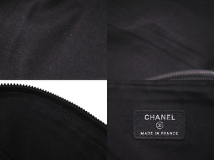 CHANEL シャネル ポーチ ココマーク タイムレスクラシックライン 48659 14番台 2010年 グレインカーフ ブラック 美品 中古 59690
