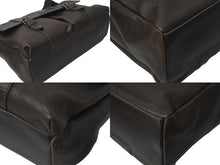 Load image into Gallery viewer, DOLCE&amp;GABBANA ドルチェアンドガッバーナ ショルダーバッグ 2WAY ブラウン レザー ベルト金具 美品 中古 59710