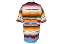 Load image into Gallery viewer, 極美品 MASTERMIND マスターマインド 半袖Ｔシャツ メキシカンボーダー MW23S10-TS027-017 レインボー Lサイズ 中古 59732