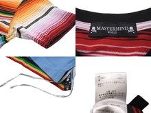 Load image into Gallery viewer, 極美品 MASTERMIND マスターマインド 半袖Ｔシャツ メキシカンボーダー MW23S10-TS027-017 レインボー Lサイズ 中古 59732