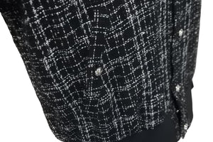 極美品 MASTERMIND マスターマインド ジャケット スカル コットン ブラック 刺繍 Mサイズ シルバー金具 中古 59734