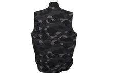 画像をギャラリービューアに読み込む, A BATHING APE アベイシングエイプ CARHARTT カーハート ベスト ダック 1ST CAMO ブラック サイズL 美品 中古 59740 