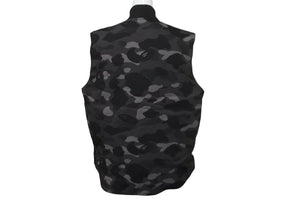 A BATHING APE アベイシングエイプ CARHARTT カーハート ベスト ダック 1ST CAMO ブラック サイズL 美品 中古 59740 