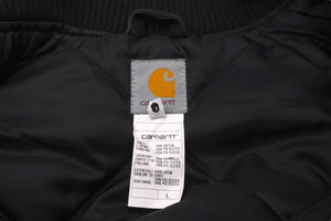 A BATHING APE アベイシングエイプ CARHARTT カーハート ベスト ダック 1ST CAMO ブラック サイズL 美品 中古 59740 