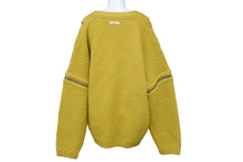Load image into Gallery viewer, GUCCI グッチ V ネック ニット セーター デタッチャブルスリーブ ケーブルニット ウール 673684 美品 中古 59742