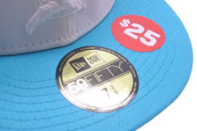Load image into Gallery viewer, 新品未使用 NEW ERA Florida Marlins ニューエラ フロリダマーリンズ キャップ ブルー アイボリー グレーブリム 7 3/8 中古 59749