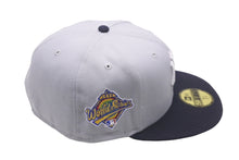 Load image into Gallery viewer, 新品未使用 NEW ERA New york Yankees ニューエラ ニューヨークヤンキース キャップ グレー グリーンブリム 7 5/8 中古 59752