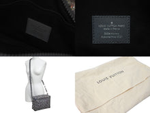 Load image into Gallery viewer, 新品同様 LOUIS VUITTON ルイヴィトン リサイクル ヴァージル ツイード ソフトトランク ショルダーバッグ グレー マルチ M58741 中古 59780