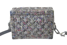 Load image into Gallery viewer, 新品同様 LOUIS VUITTON ルイヴィトン リサイクル ヴァージル ツイード ソフトトランク ショルダーバッグ グレー マルチ M58741 中古 59780