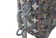 Load image into Gallery viewer, 新品同様 LOUIS VUITTON ルイヴィトン リサイクル ヴァージル ツイード ソフトトランク ショルダーバッグ グレー マルチ M58741 中古 59780