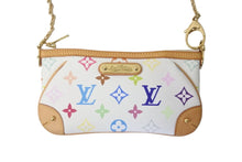 Load image into Gallery viewer, LOUIS VUITTON ルイ ヴィトン ショルダーバッグ ポーチ M60096 ポシェット ミラMM モノグラムマルチカラー ブロン 美品 中古 59792