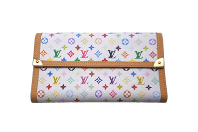 LOUIS VUITTON ルイ ヴィトン 長財布 M92659 モノグラムマルチカラー ポルトトレゾール インターナショナル ブロン 美品 中古 59793
