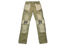 画像をギャラリービューアに読み込む, Hood By Air フードバイエアー HBA SS16 カーゴパンツ ファスナー 刺繍 カーキ シルバー金具 美品 中古 59799