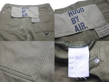 画像をギャラリービューアに読み込む, Hood By Air フードバイエアー HBA SS16 カーゴパンツ ファスナー 刺繍 カーキ シルバー金具 美品 中古 59799