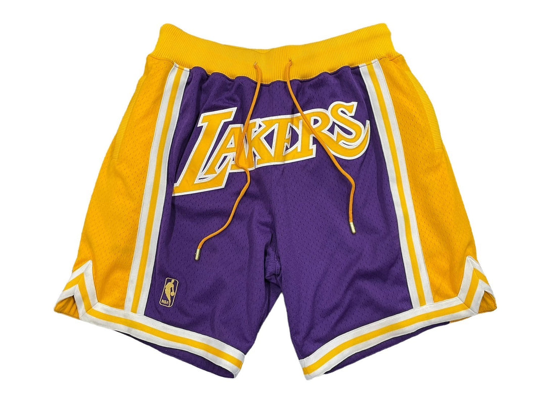 JustDon×mitchell&ness ジャストドン×ミッチェルアンドネス ショートパンツ レイカーズ サイズL 美品 中古 59800