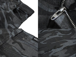 BALENCIAGA バレンシアガ パンツ ストーン ブラック カモ スケーター ショートパンツ デニム サイズ30 641464 美品 中古 59802