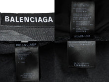 Load image into Gallery viewer, BALENCIAGA バレンシアガ パンツ ストーン ブラック カモ スケーター ショートパンツ デニム サイズ30 641464 美品 中古 59802