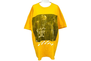 G-Unit 50cent 半袖 ヴィンテージ Ｔシャツ フルーツオブザルーム イエロー コットン サイズXL 2004 美品 中古 59803
