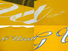 Load image into Gallery viewer, G-Unit 50cent 半袖 ヴィンテージ Ｔシャツ フルーツオブザルーム イエロー コットン サイズXL 2004 美品 中古 59803
