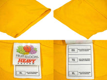 Load image into Gallery viewer, G-Unit 50cent 半袖 ヴィンテージ Ｔシャツ フルーツオブザルーム イエロー コットン サイズXL 2004 美品 中古 59803
