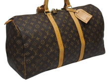 Load image into Gallery viewer, LOUIS VUITTON ルイヴィトン キーポル50 ボストンバッグ M41426 モノグラムキャンバス ブラウン ゴールド金具 美品 中古 4b005984
