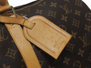 LOUIS VUITTON ルイヴィトン キーポル50 ボストンバッグ M41426 モノグラムキャンバス ブラウン ゴールド金具 美品 中古 4b005984