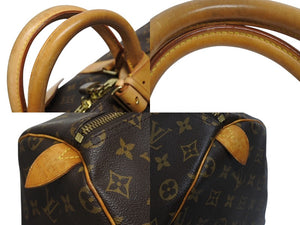 LOUIS VUITTON ルイヴィトン キーポル50 ボストンバッグ M41426 モノグラムキャンバス ブラウン ゴールド金具 美品 中古 4b005984